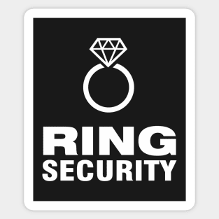 Ring Security White lettering Sticker